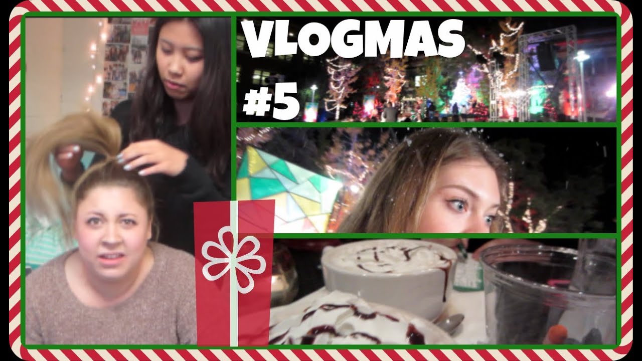 VLOGMAS DAY 5: Makeover by Angel, Snow in SoCal, & MAGICAL CHRISTMAS WONDERLAND