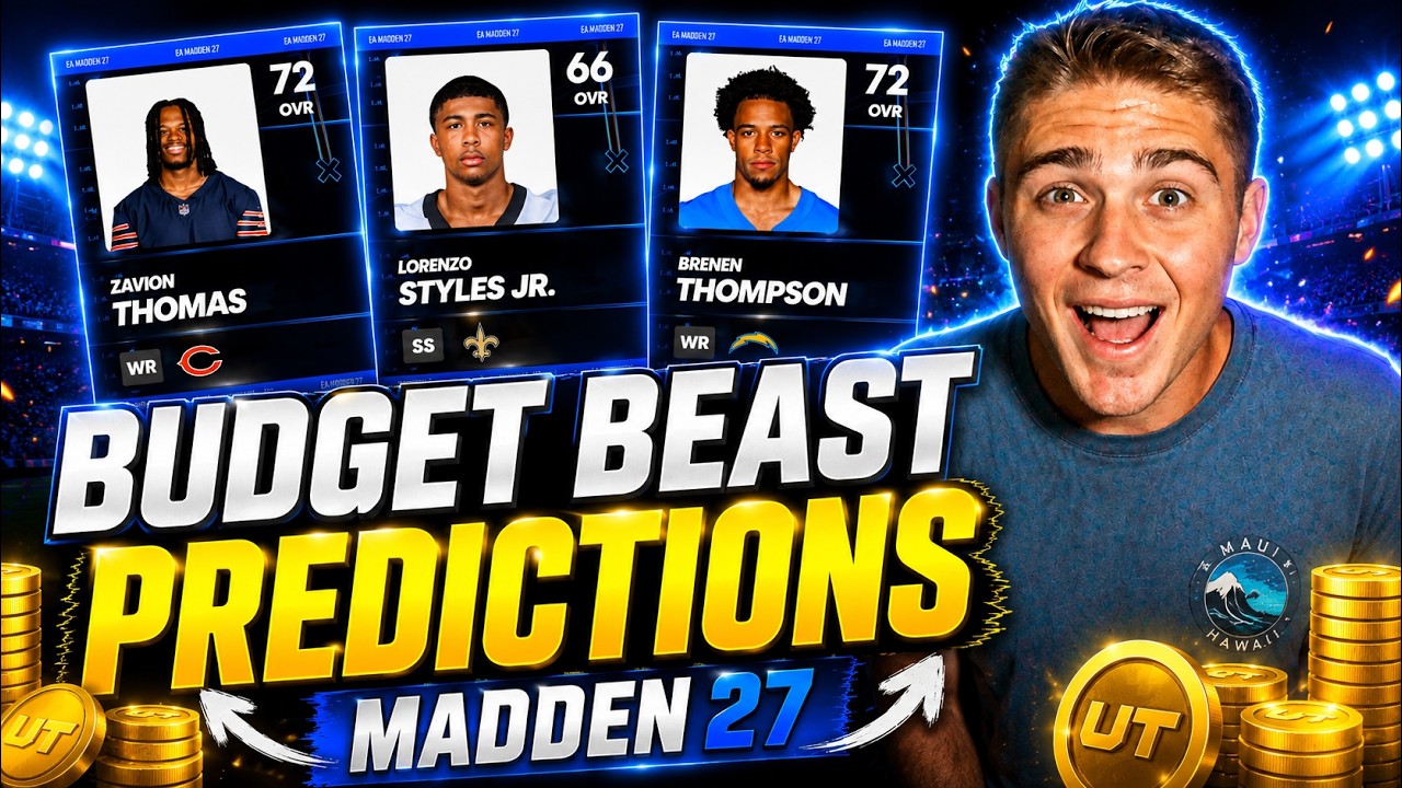 My EARLY Rookie Budget Beast Predictions for Madden 27!