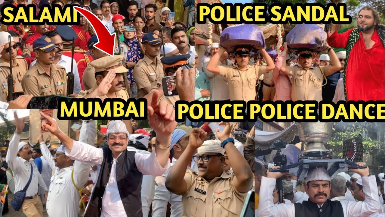 Mahim Dargah Ka Urs Hua Start 2025|Police Walo Ki Pesh Hue Phli Chadar!Mahim Dargah Mumbai!Mahim Urs