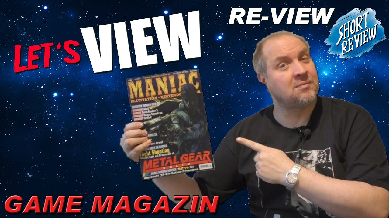Metal Gear Soild ... 92 Prozent Wertung ??? ... MAN!AC 3/1999 - LET'S VIEW - Game Magazin #games