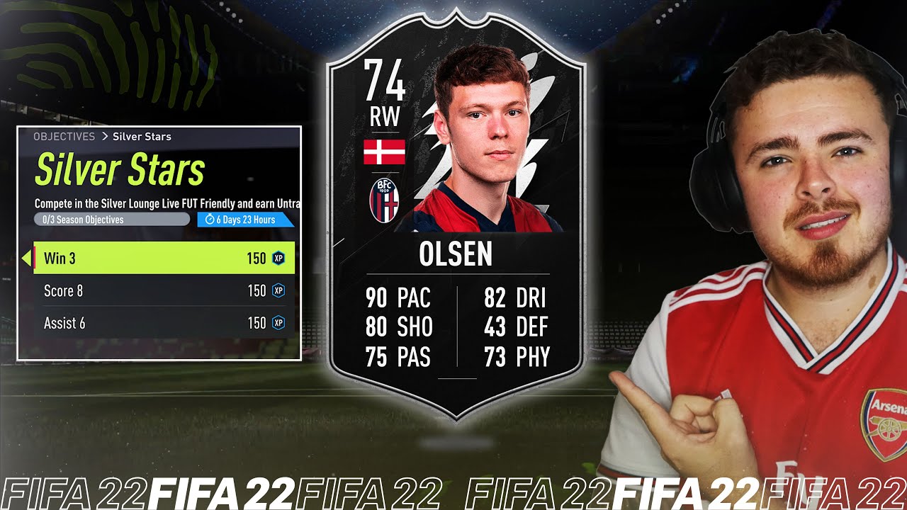 HOW TO UNLOCK SILVER STARS OLSEN FAST!! 🌟 FIFA 22 Ultimate Team Silver Lounge