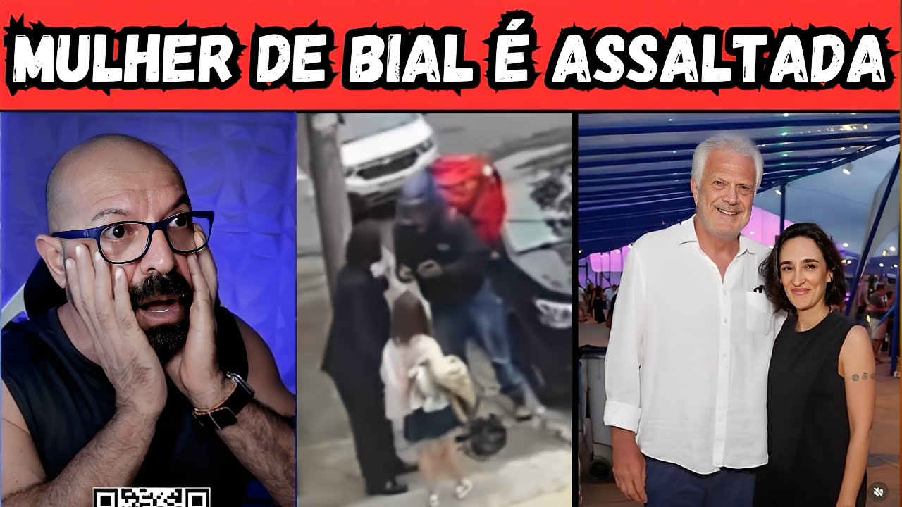 Mulher de Pedro Bial é assaltada em São Paulo.