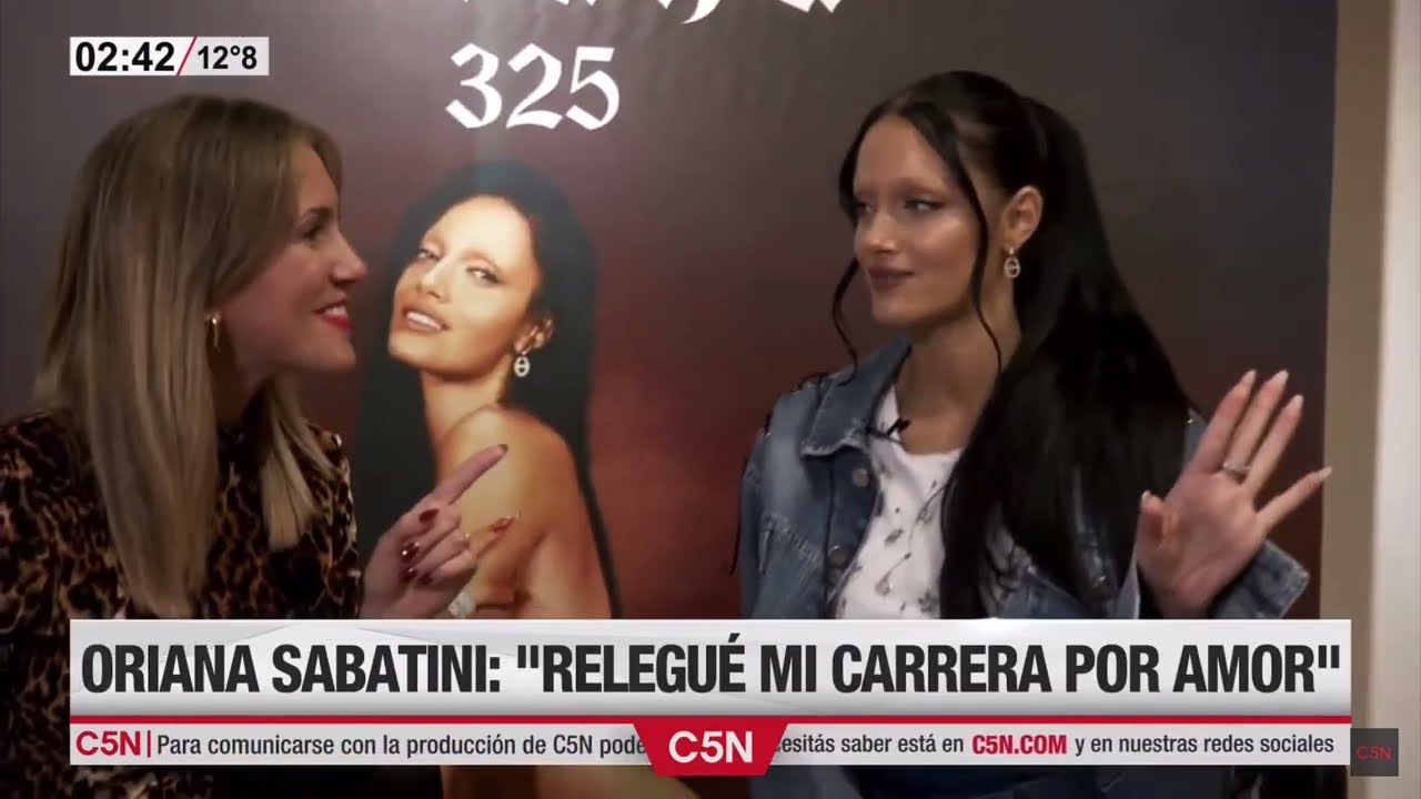 Entrevista con Oriana Sabatini/ Lanzamiento de su nuevo hit “325”/ “Chicas Pochocleras”/ C5N