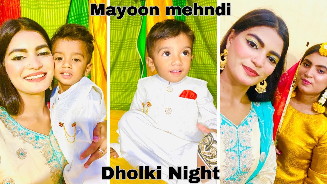 Maso’s Mehandi Ceremony 🥳💛 | Dholki night 🎊| punjabi dance 💃🏻🤩 | @Bunnybless_vlog