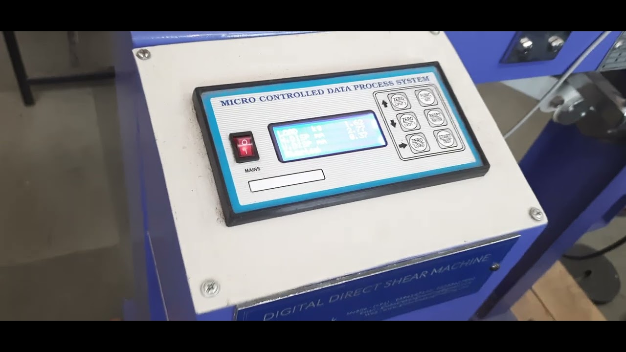 Digital Direct Shear Apparatus Installation #geotechnicalengineering #geotechnical #laboratory