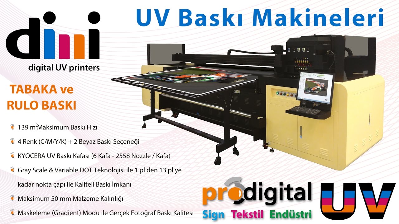 uv baskı makineleri