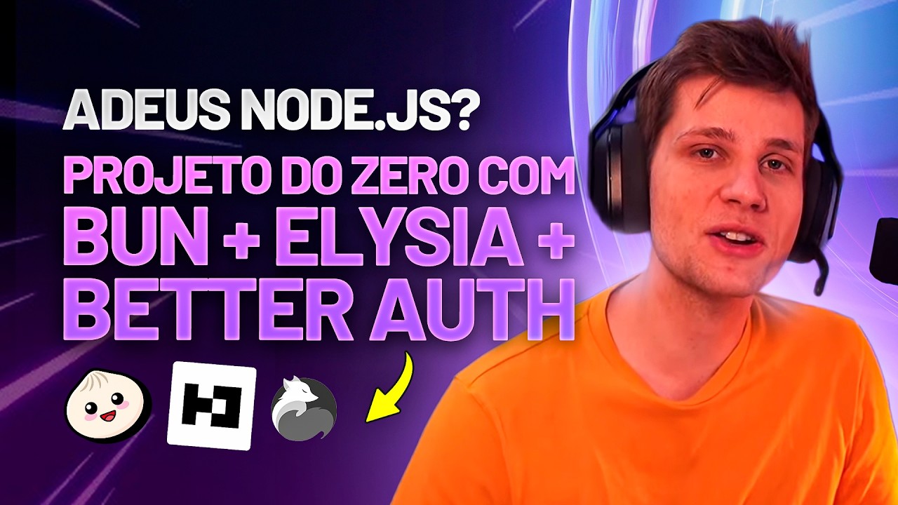 Criando um projeto com Bun, Elysia e Better Auth do ZERO!