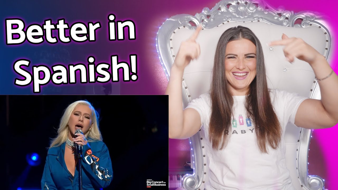 Vocal Coach Reacts to Christina Aguilera- Beautiful & Pero Me Acuerdo De Ti LIVE