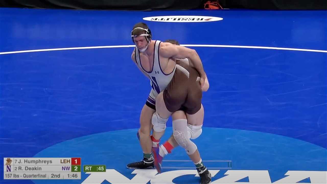 157lbs Ryan Deakin (Northwestern) vs Josh Humphreys (Lehigh)