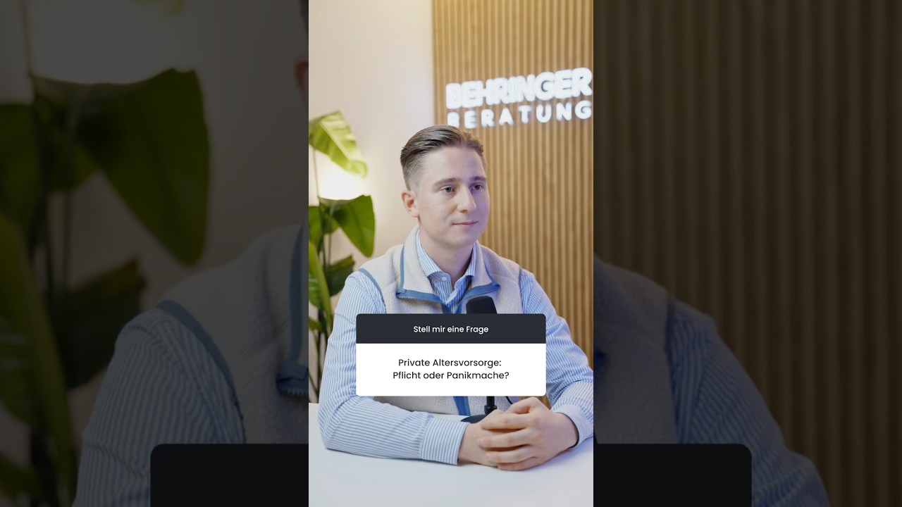Du fragst Dich, ob private Altersvorsorge wirklich n&ouml;tig ist? #shorts #altersvorsorge #vorsorge