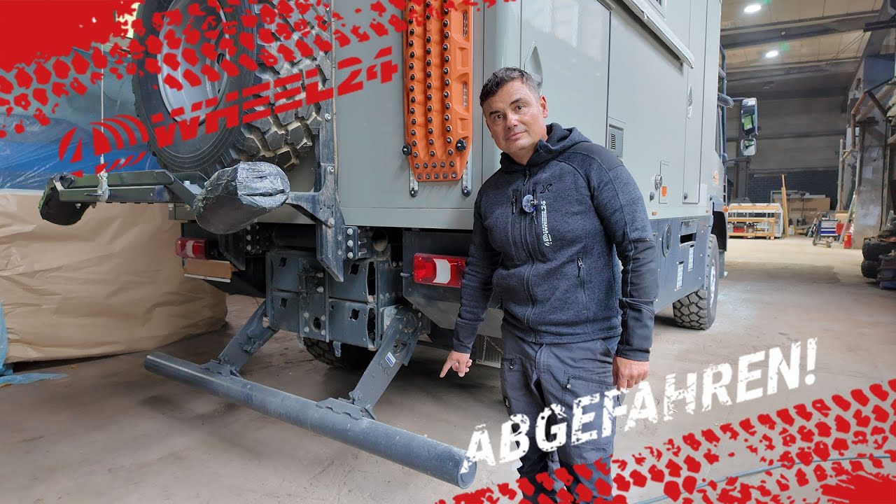 UNIMOG braucht es in vielen Ausführungen nicht! Der Unterfahrschutz am Expeditionsmobil, die Regeln!