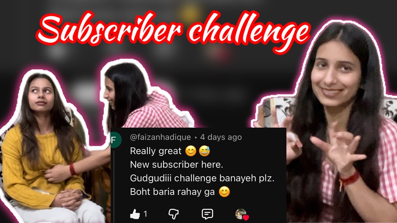 Subscriber Suggested Gudgudi Challenge 😈🔥