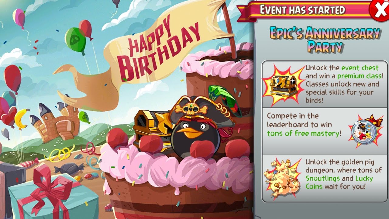 Epic's Anniversary Party 01 - Level 100 Prince Porky?! - In Angry Birds Epic