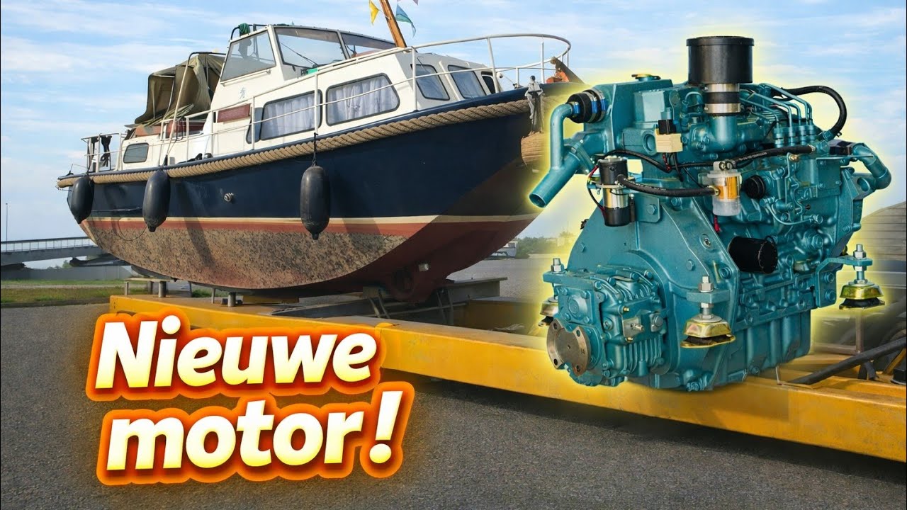 Dobber 2.0 te water met nieuwe motor  !!