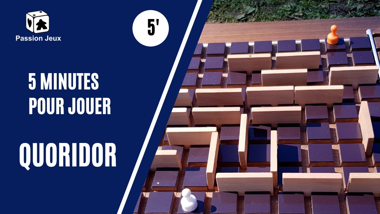 5 minutes pour jouer à Quoridor - Règles du jeu accessibles -