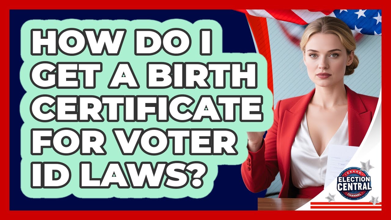 How Do I Get A Birth Certificate For Voter ID Laws? - Election Central Channel