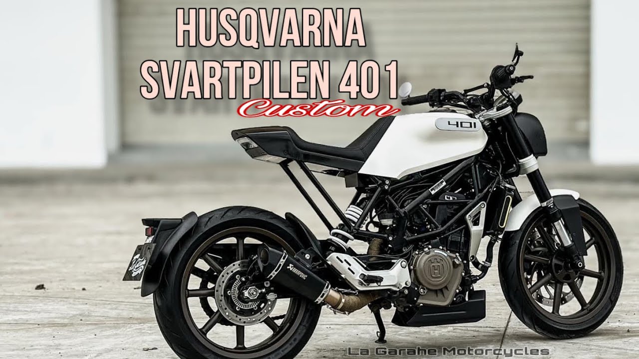 CUSTOM Husqvarna Svartpilen 401 by La Garahe Motorcycles