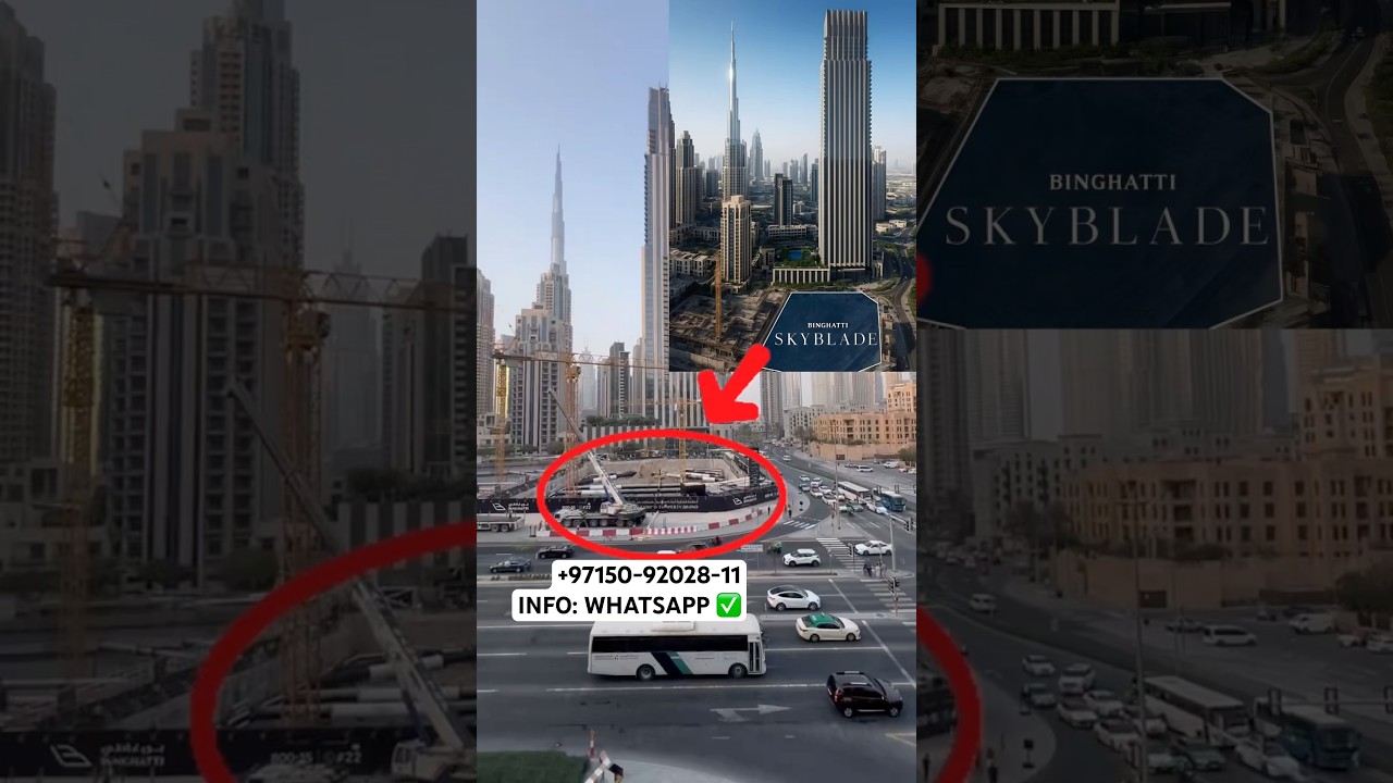 Dubai SKY BLADE: +97150-92028-11 ✅ WHATSAPP. Binghatti new launch in Downtown. #Dubai #SkyBlade