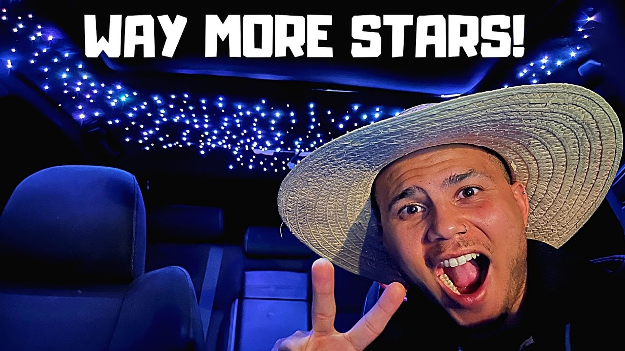 WE ADDED MORE LIGHTS TO THE LEXUS STAR HEADLINER!