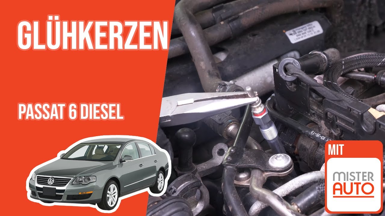 Wie Passat 6 2.0 TDI Glühkerzen wechseln ♨️