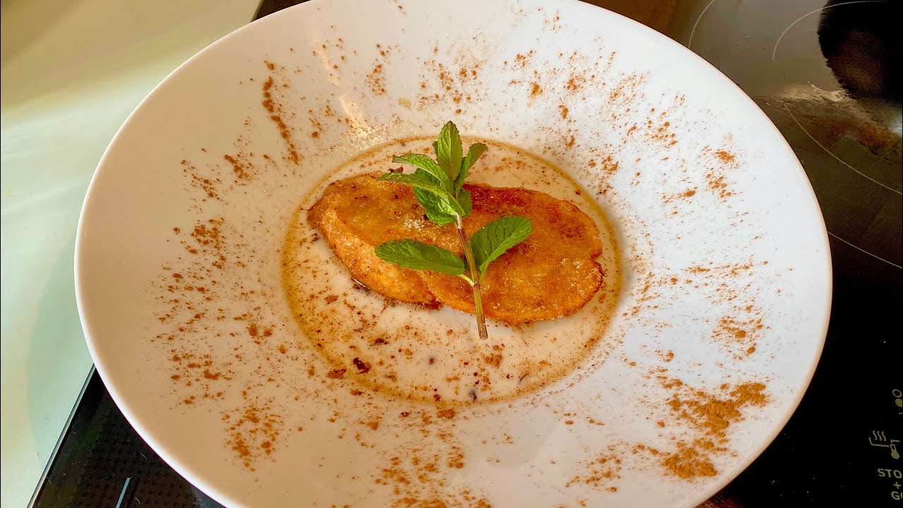 Torrijas caramelizadas con pan de anís