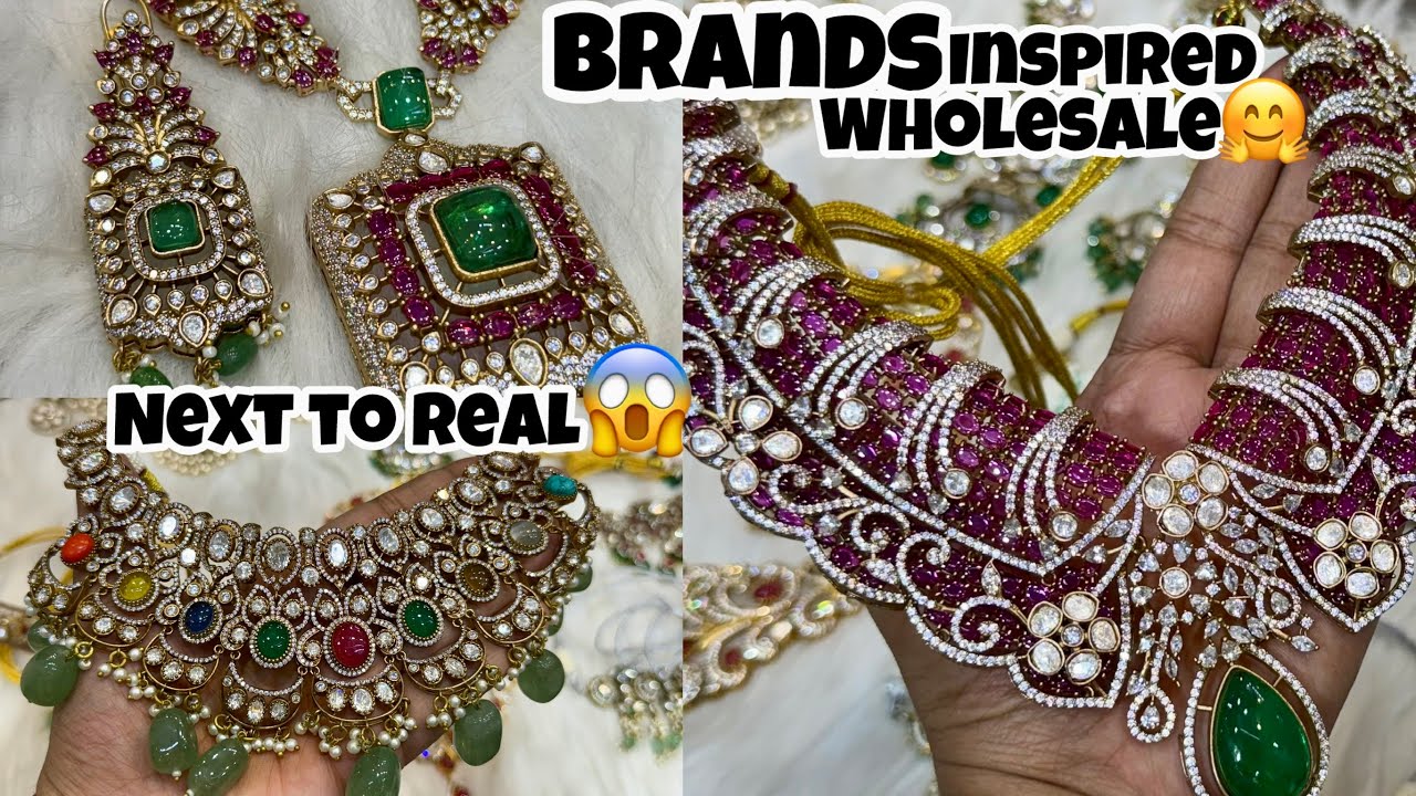 Exclusive Brands Replica Jewellery Wholesale |Moissanite, Polki, Fusion, 1GramGold Designer Jewelry 
