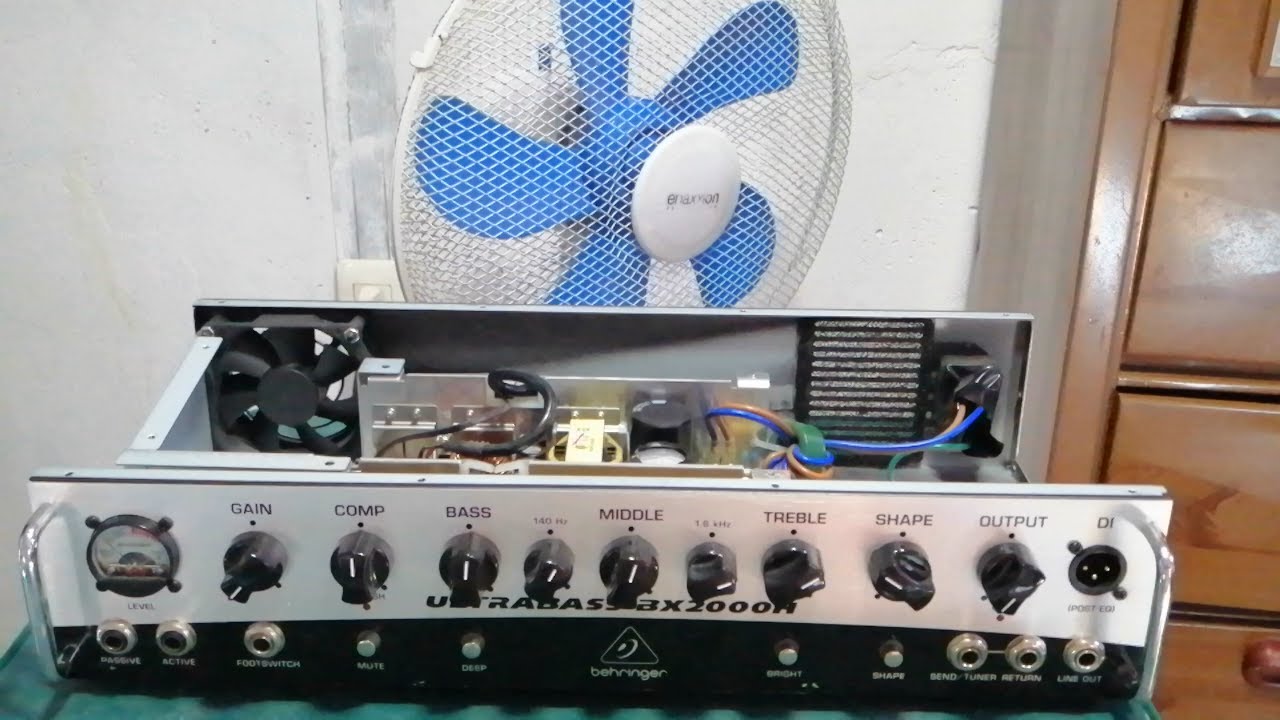 reparación de amplificador BEHRINGER  BX2000H