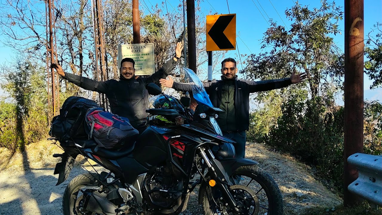  Scenic Hill Ride: Mussoorie to Dhanaulti on My Suzuki V-Storm