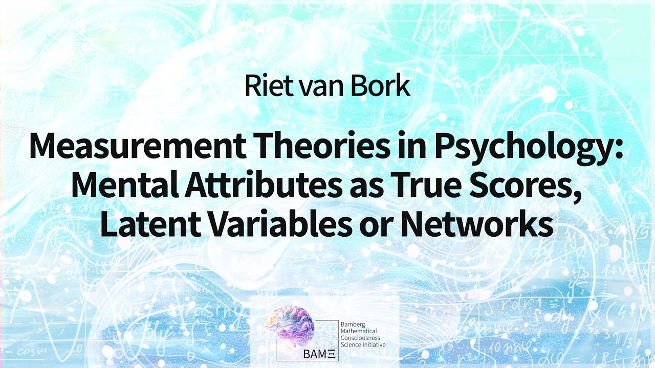 Riet van Bork: Measurement Theories in Psychology: Mental Attributes as True Scores, Latent ...