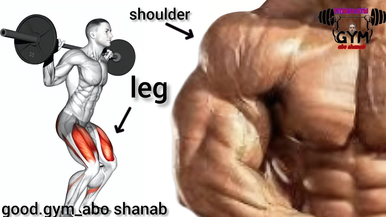 How to make your shoulder&leg workout 🔥#gym #fitness 