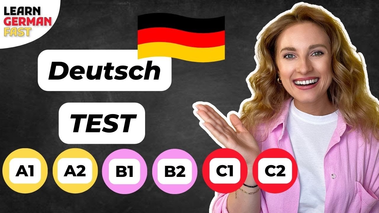 Deutschtest A1 / A2 / B1 / B2 / C1 / C2 - Teste dein Deutsch-Niveau 🇩🇪