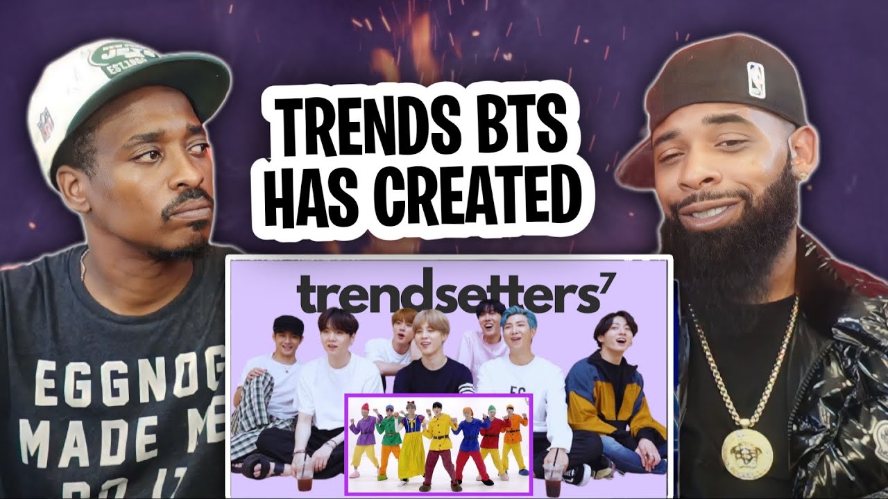 AMERICAN RAPPER REACTS TO -trends bts has created