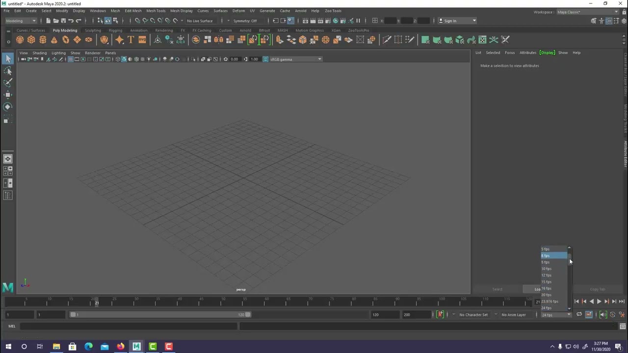 FTM Autodesk Maya Lesson 2