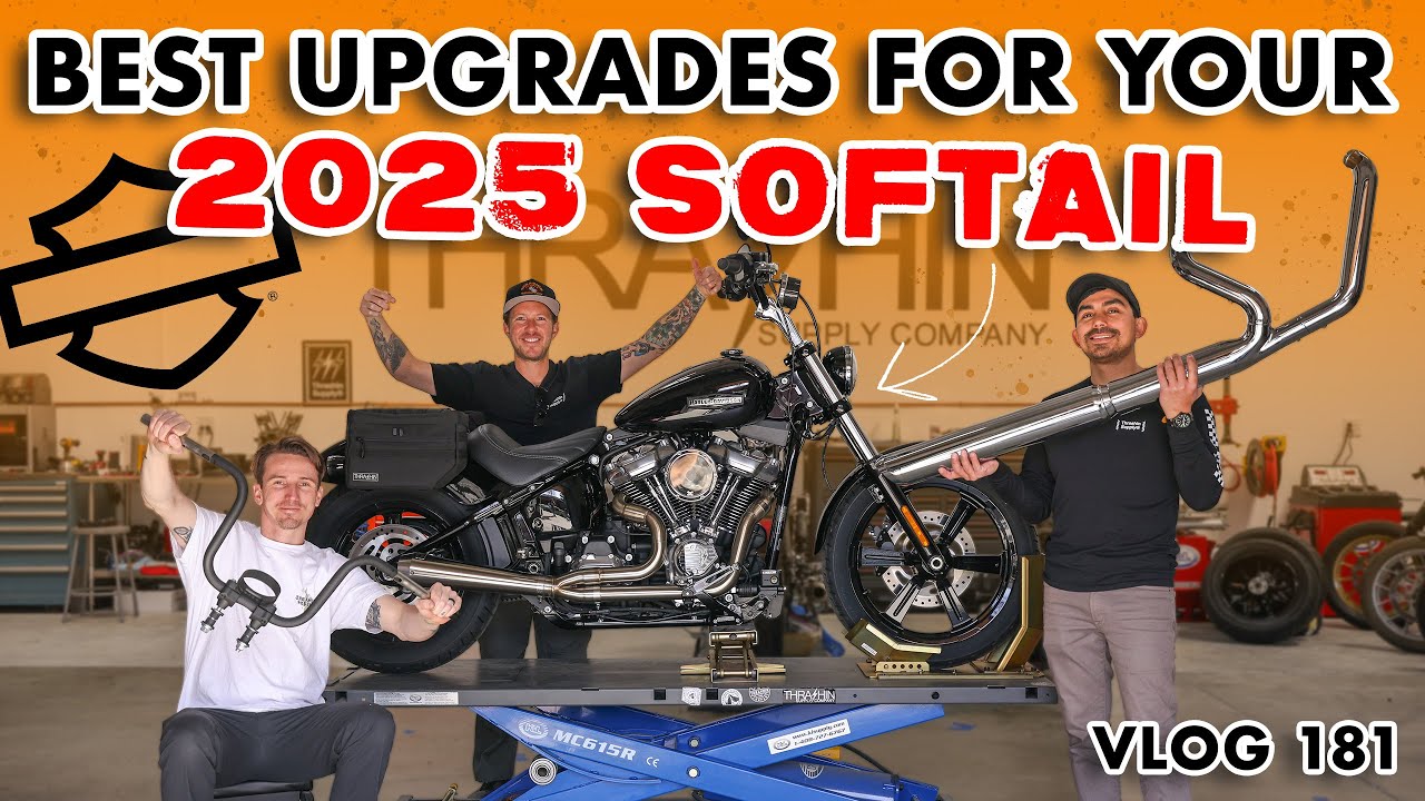 The Best Easy Upgrades For Your 2025 Softail (& We're Giving This Bike Away!) - Vlog 181