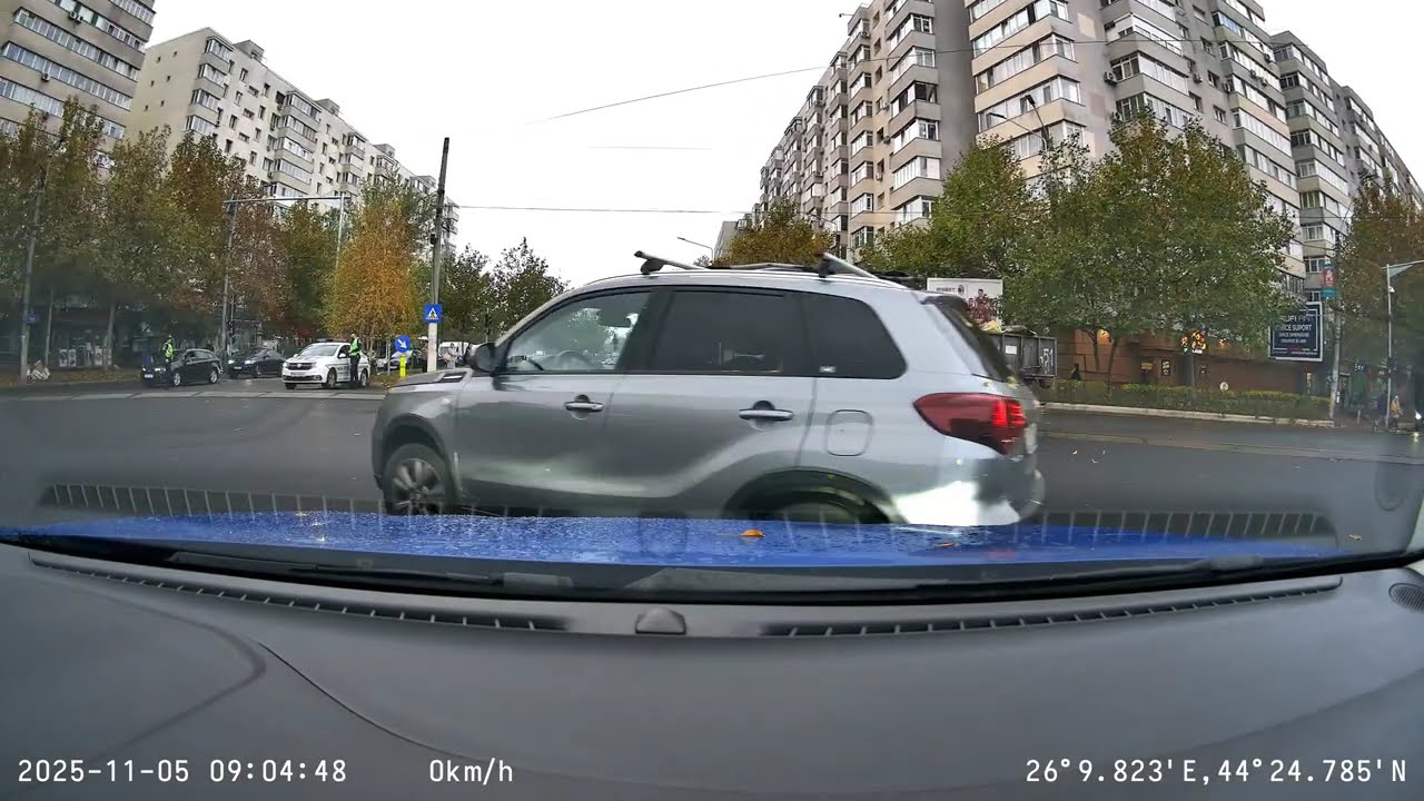 Suzuki Vitara fără frică de poliție 😅🚓 – Traffic Drama in Bucharest | 70mai Omni X800 4K