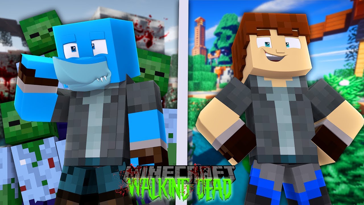 Minecraft THE WALKING DEAD - SCUBA STEVE IS BACK FROM THE DEAD!?!?