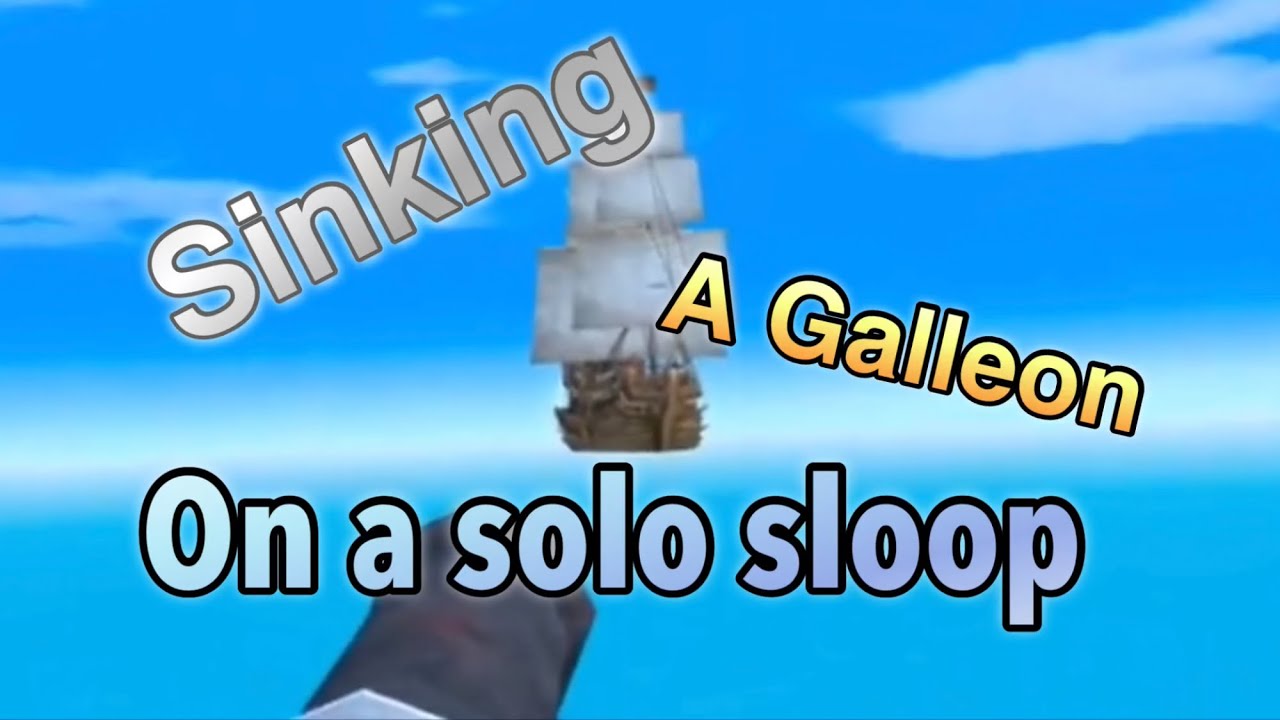 Sinking a galleon and the crew(sail vr PVP)