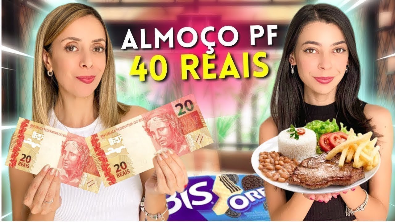 MONTAMOS UM ALMOÇO COMPLETO COM 40 REAIS 🔥