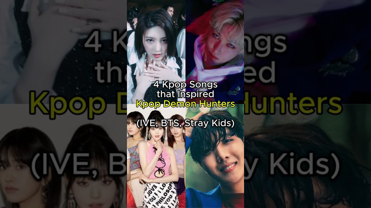 4 Kpop Songs that Inspired Kpop Demon Hunters! Do you hear that too??