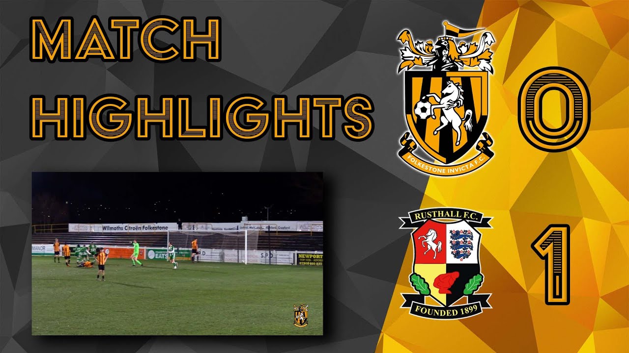 Highlights | Folkestone Invicta U19 0-1 Rusthall Reserves | Kent Intermediate Cup Semi Final