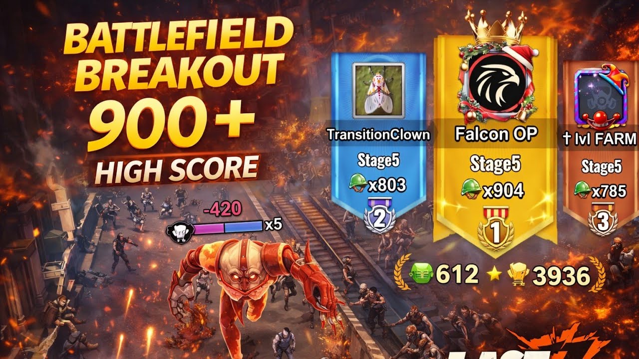 900+ Score in Battlefield Breakout | Last Z Survival Shooter 
