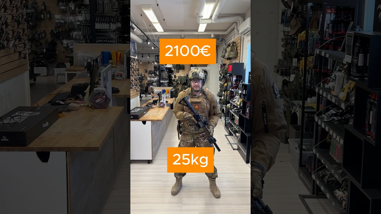 Mik&auml; on liikaa airsoft kamaa? #airsoft #airsoftfinland