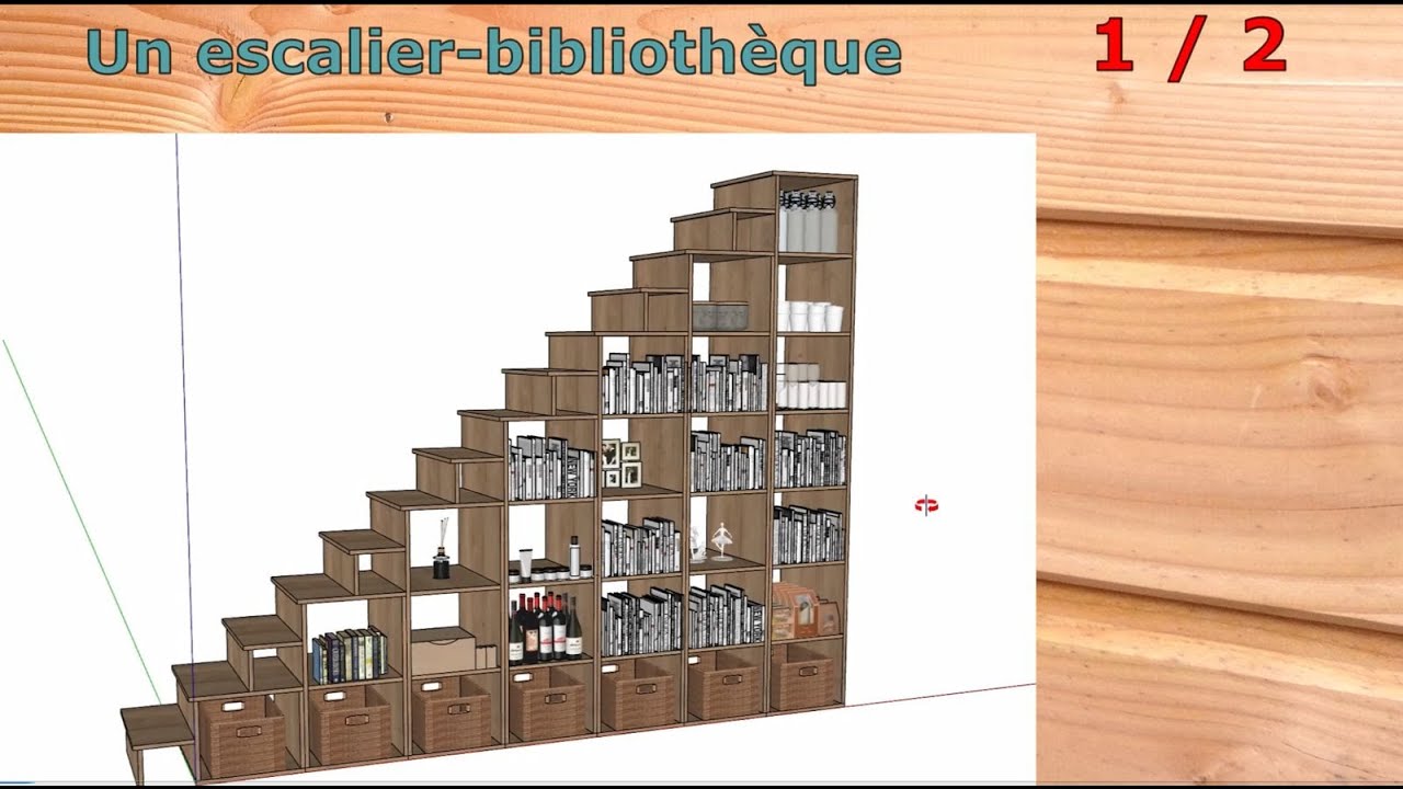 Un escalier bibliothèque (part 1 / 2)