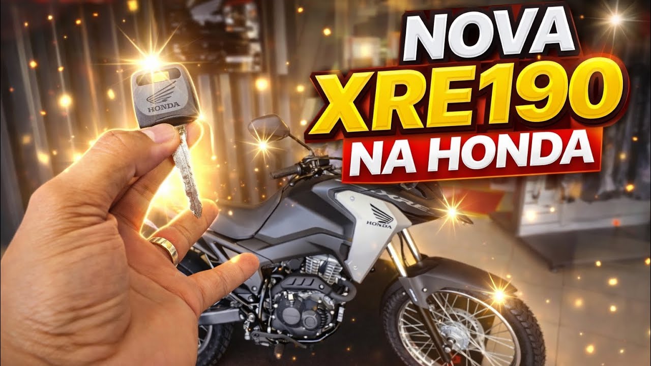 CHEGOU A NOVA XRE 190 2026 😱 MUDOU TUDO! ESSA VEIO PRA DOMINAR AS RUAS