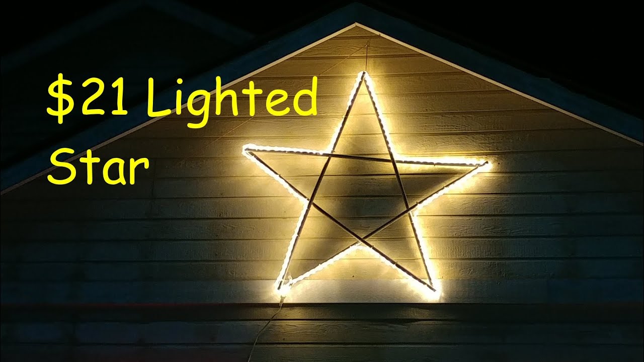 DIY Lighted Star