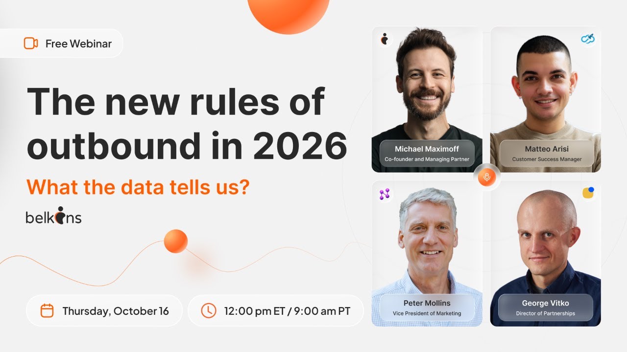 The new rules of outbound in 2026: What the data tells us