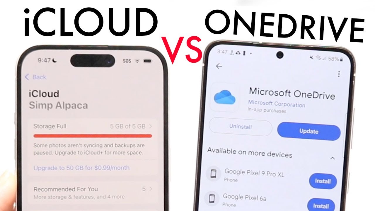 iCloud против OneDrive! (Что лучше?)