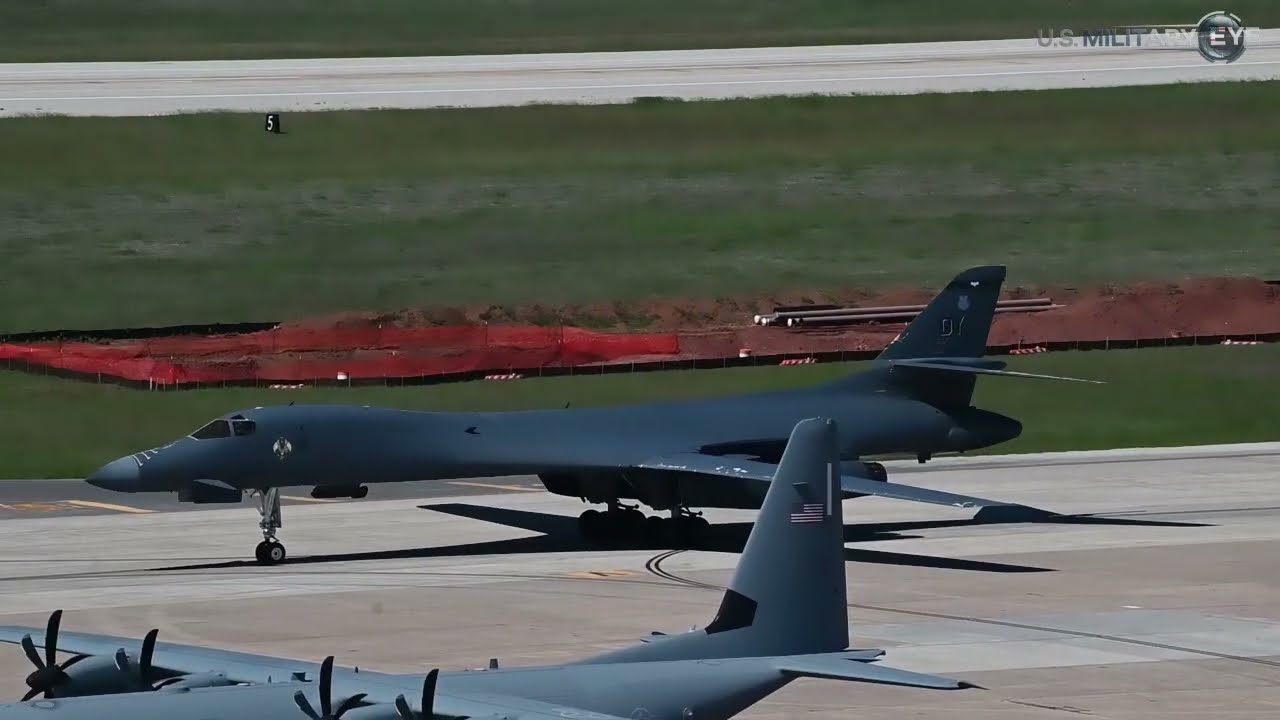 Russia and China Panic! US Air Force B-1 Lancer Pilot Takes Off in Emergency