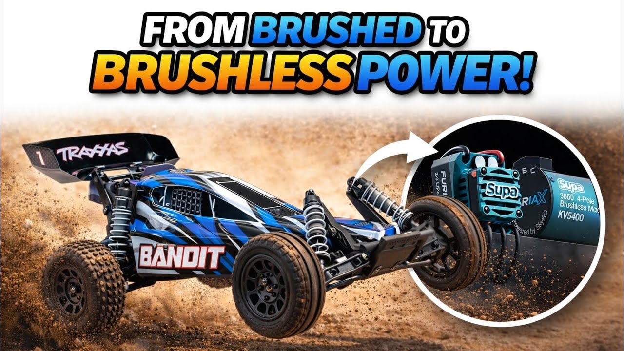 Лучше, чем Traxxas VXL, и дешевле? Модернизация до бесколлекторного двигателя Traxxas!