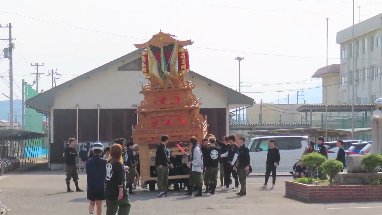 ２０２５年５月３日　西条市朔日市　風伯神社　神幸祭　　　北中前